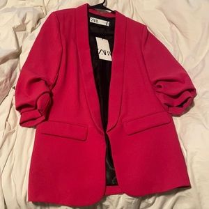 Hot pink blazer